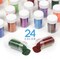 24-Pack Fine Glitter Set – Extra Fine for Crafts, Resin, Nail & Body Art